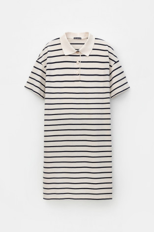 Платья женские для мам, артикул: ЕВТ 5039, цвет: светло-бежевый - 2 фото