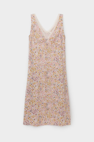 Сорочки ночные женские для мам, артикул: Е 10064, цвет: бежевый - 2 фото