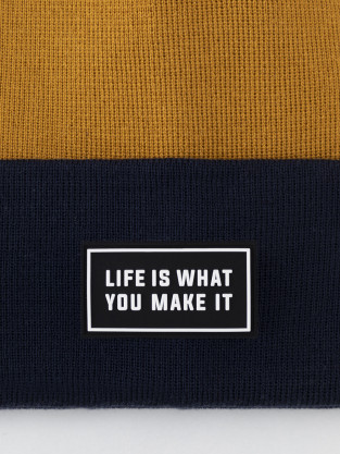 Шапка для мальчика, артикул: КВ 20426, цвет: темно-синий - 2 фото