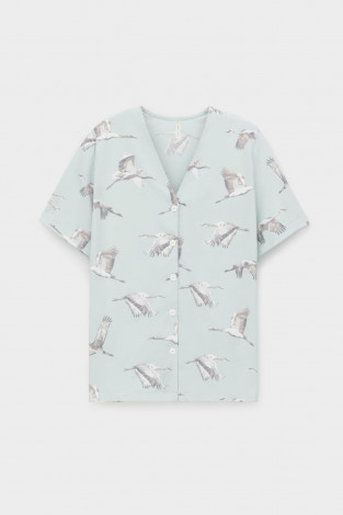 Комплекты для дома для мам, артикул: Е 20153, цвет: голубой - 2 фото