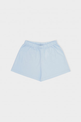 Шорты для дома для мам, артикул: Е 40048, цвет: голубой - 2 фото