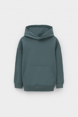 Худи для мальчика, артикул: КР 302733-1, цвет: зеленый - 2 фото