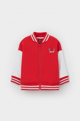 Жакет для мальчика, артикул: КР 302720, цвет: красный - 2 фото