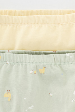 Трусы для девочки, артикул: К 1968-2уп, цвет: голубой - 2 фото