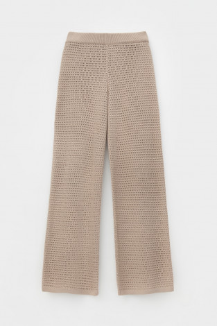 Брюки женские для мам, артикул: ЕВ 429, цвет: бежевый - 2 фото