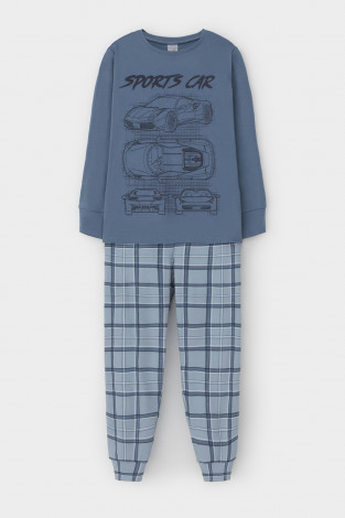 Пижама для мальчика, артикул: К 1541, цвет: синий - 2 фото