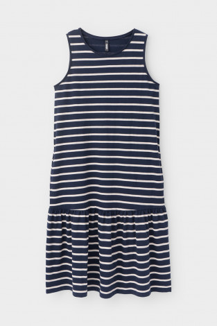 Сарафан для девочки, артикул: КР 5803, цвет: темно-синий - 2 фото