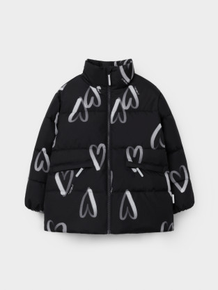 Куртка для девочки, артикул: ВК 32194/н/1 ГР, цвет: черный3 - 2 фото