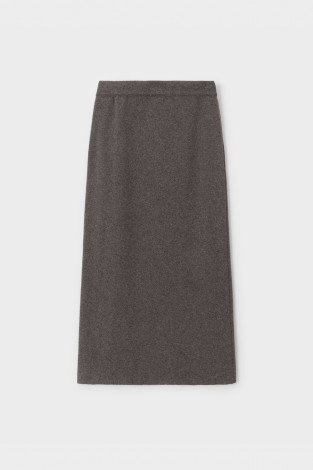 Юбки женские для мам, артикул: ЕВ 745/ш, цвет: коричневый - 2 фото