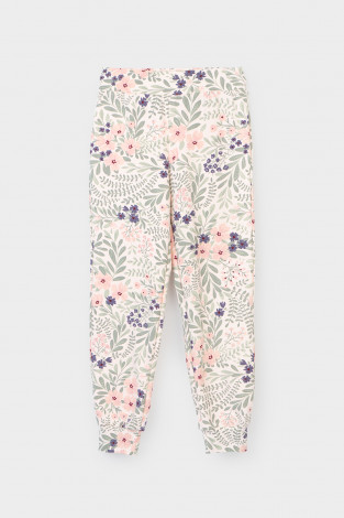 Брюки для девочки, артикул: КР 400536-1, цвет: светло-розовый - 2 фото