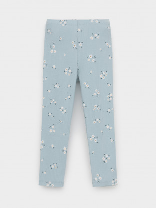 Лосины для девочки, артикул: КР 400517, цвет: голубой