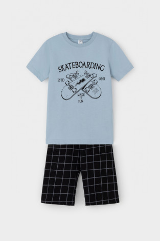 Пижама для мальчика, артикул: К 1528, цвет: синий - 2 фото