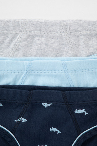 Трусы для мальчика, артикул: К 1928-3уп, цвет: голубой - 2 фото