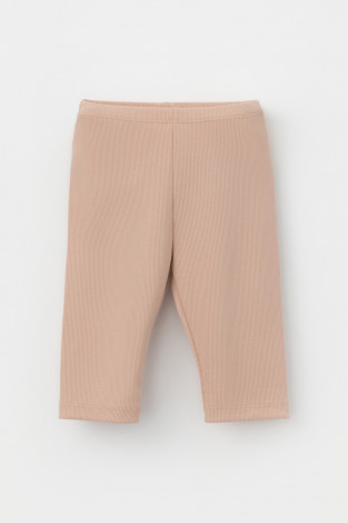 Лосины для девочки, артикул: КР 400556, цвет: бежевый - 2 фото