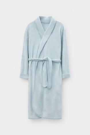 Халаты женские для мам, артикул: Е 50001/24, цвет: голубой - 2 фото