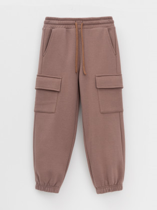 Брюки для мальчика, артикул: КР 400829, цвет: коричневый - 2 фото