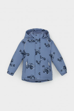 Куртки для мальчика, артикул: ВК 36084/н/4 ГР, цвет: голубой - 2 фото