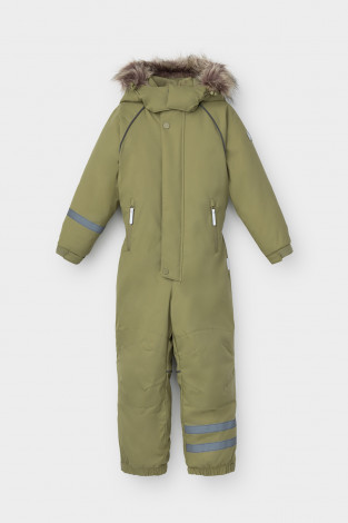 Комбинезоны утепленные для мальчика, артикул: ВК 60102/3 ГР (122-158), цвет: зеленый - 2 фото