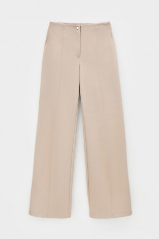 Брюки женские для мам, артикул: ЕВТ 4071, цвет: бежевый - 2 фото