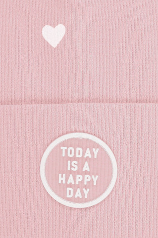 Шапка для девочки, артикул: К 8171, цвет: розовый - 2 фото