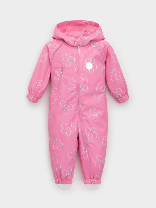 Комбинезоны утепленные для девочки, артикул: ВК 60088/н/20 Ал, цвет: розовый - 2 фото