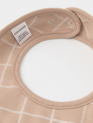 Нагрудник для новорожденных, артикул: К 8526, цвет: бежевый - 2 фото