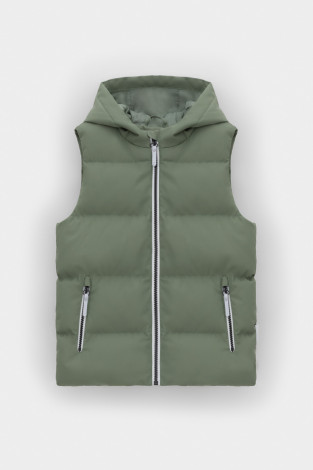 Жилеты для мальчика, артикул: ВК 35018/4 ГР (128-152), цвет: хаки - 2 фото