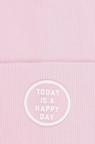 Шапка для девочки, артикул: К 8149/24, цвет: розовый - 2 фото