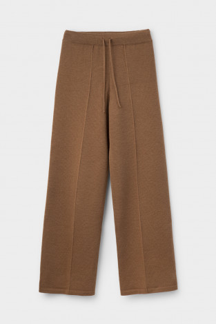Брюки женские для мам, артикул: ЕВ 438/ш, цвет: коричневый - 2 фото