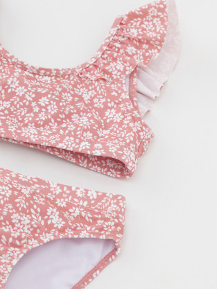 Купальник для девочки, артикул: ТК 17011/4н ФВ, цвет: розовый - 2 фото