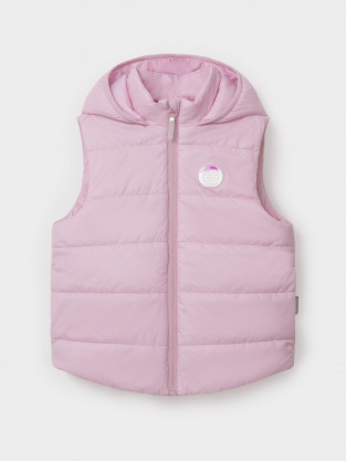 Жилет для девочки, артикул: ВК 35012/5 ГР, цвет: розовый - 2 фото