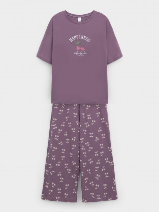 Комплекты для дома для мам, артикул: МП 20209, цвет: бордовый - 2 фото