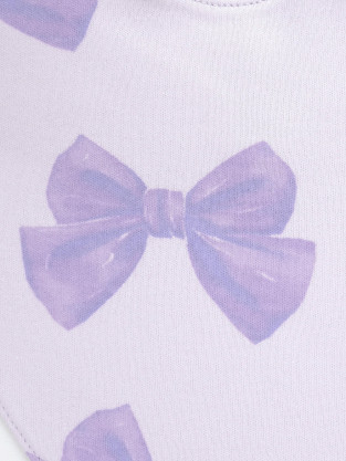 Нагрудник для новорожденных, артикул: К 8519, цвет: фиолетовый - 2 фото