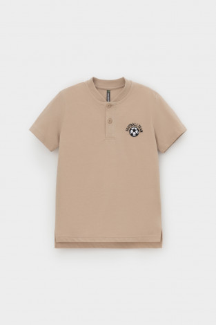 Футболка для мальчика, артикул: КР 302405-1, цвет: бежевый - 2 фото