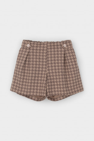 Шорты для девочки, артикул: КР 400732, цвет: бежевый - 2 фото