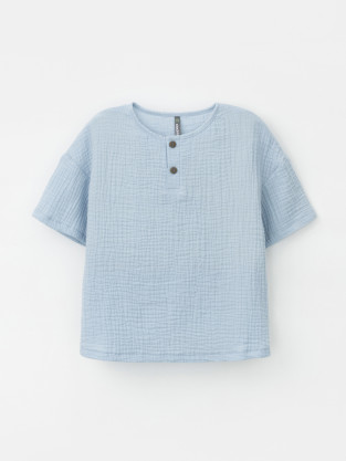 Футболки, артикул: ТК 30004, цвет: голубой - 2 фото