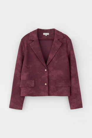 Жакеты, куртки женские для мам, артикул: ЕВТ 3247, цвет: бордовый - 2 фото