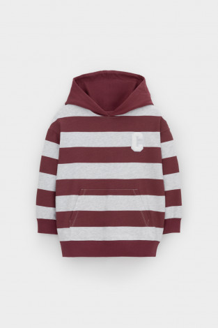 Худи для мальчика, артикул: КР 302693, цвет: коричневый - 2 фото