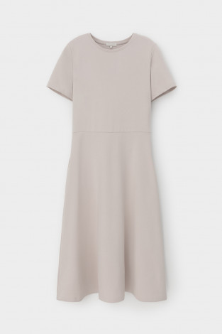 Платья женские для мам, артикул: ЕВТ 5064, цвет: бежевый - 2 фото