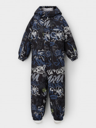 Комбинезоны утепленные для мальчика, артикул: ВК 60069/н/9 УЗГ, цвет: темно-серый - 2 фото