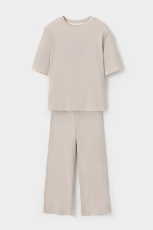 Комплекты для дома для мам, артикул: Е 20197, цвет: бежевый - 2 фото