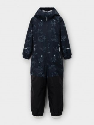 Комбинезоны утепленные для мальчика, артикул: ВК 60111/н/5 УЗГ, цвет: темно-синий - 2 фото