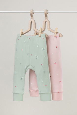 Брюки для новорожденных, артикул: К 4718-2уп, цвет: зеленый - 2 фото