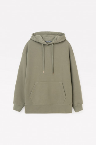 Толстовки женские для мам, артикул: ЕВТ 3119/24, цвет: зеленый - 2 фото