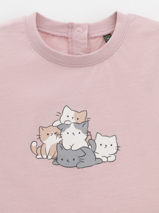 Футболка для девочки, артикул: КР 302823, цвет: розовый - 2 фото