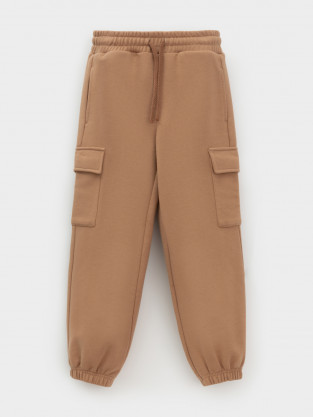 Брюки для мальчика, артикул: КР 400854, цвет: коричневый - 2 фото