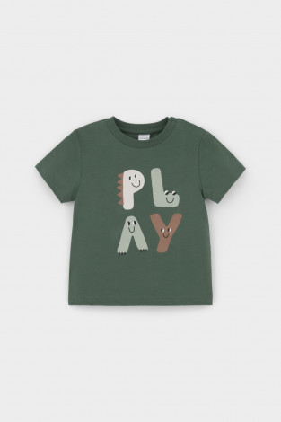 Футболка для мальчика, артикул: КР 302536, цвет: зеленый - 2 фото