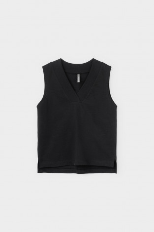 Жилеты для девочки, артикул: К 302150, цвет: черный - 2 фото