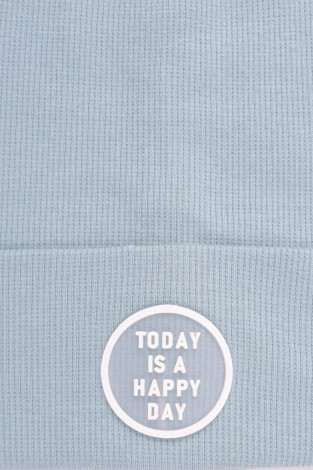 Шапка для девочки, артикул: К 8171, цвет: синий - 2 фото