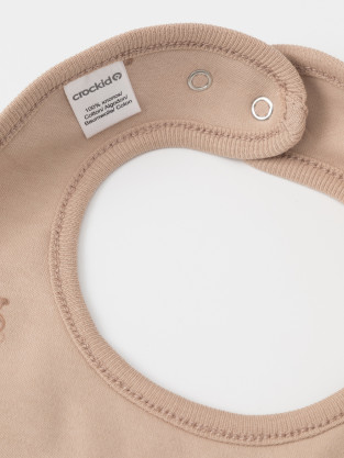 Нагрудник для новорожденных, артикул: К 8526, цвет: бежевый - 2 фото